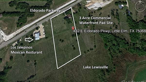 3.12 Acres of Commercial Land for Sale in Little Elm, Texas