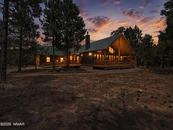 5 Acres of Land with Home for Sale in Happy Jack, Arizona