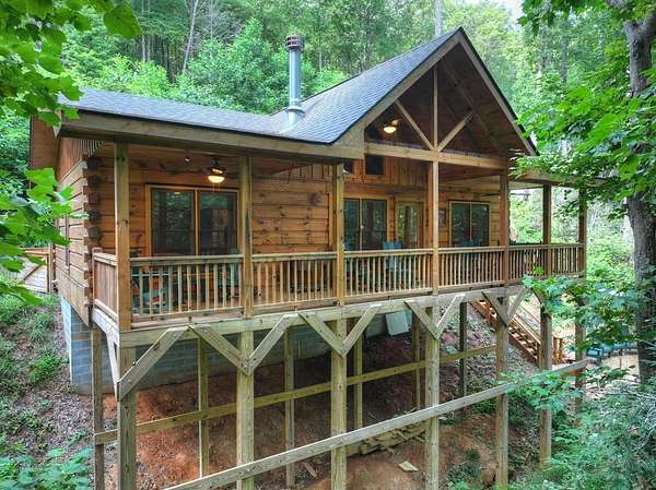 3.35 Acres of Land with Home for Sale in Ellijay, Georgia