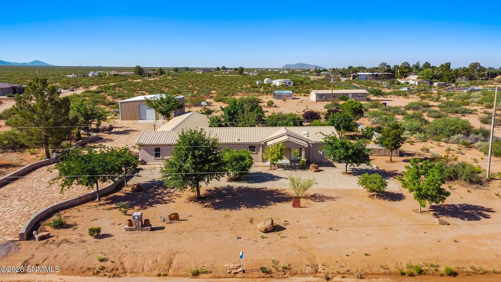 3.13 Acres of Land with Home for Sale in Las Cruces, New Mexico