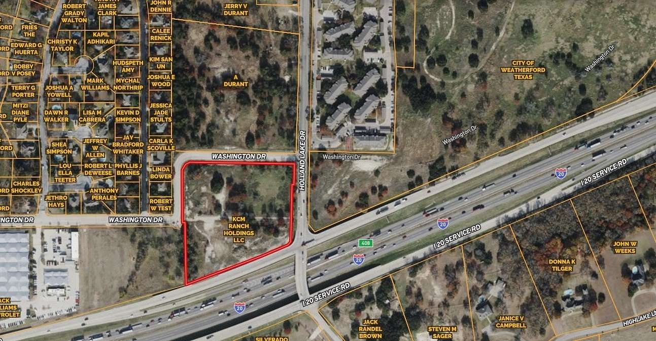 6.68 Acres of Commercial Land for Sale in Weatherford, Texas