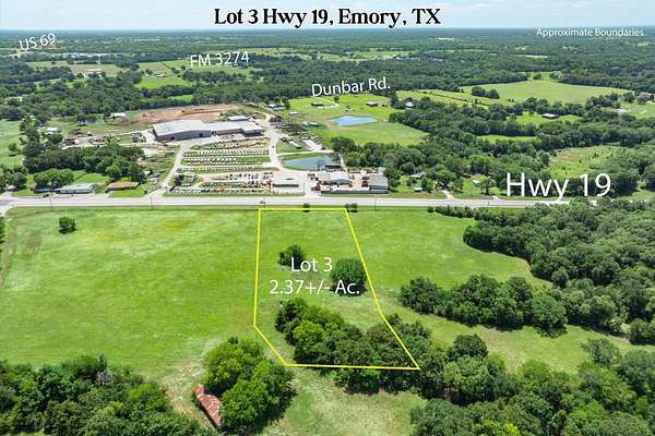 2.37 Acres of Mixed-Use Land for Sale in Emory, Texas