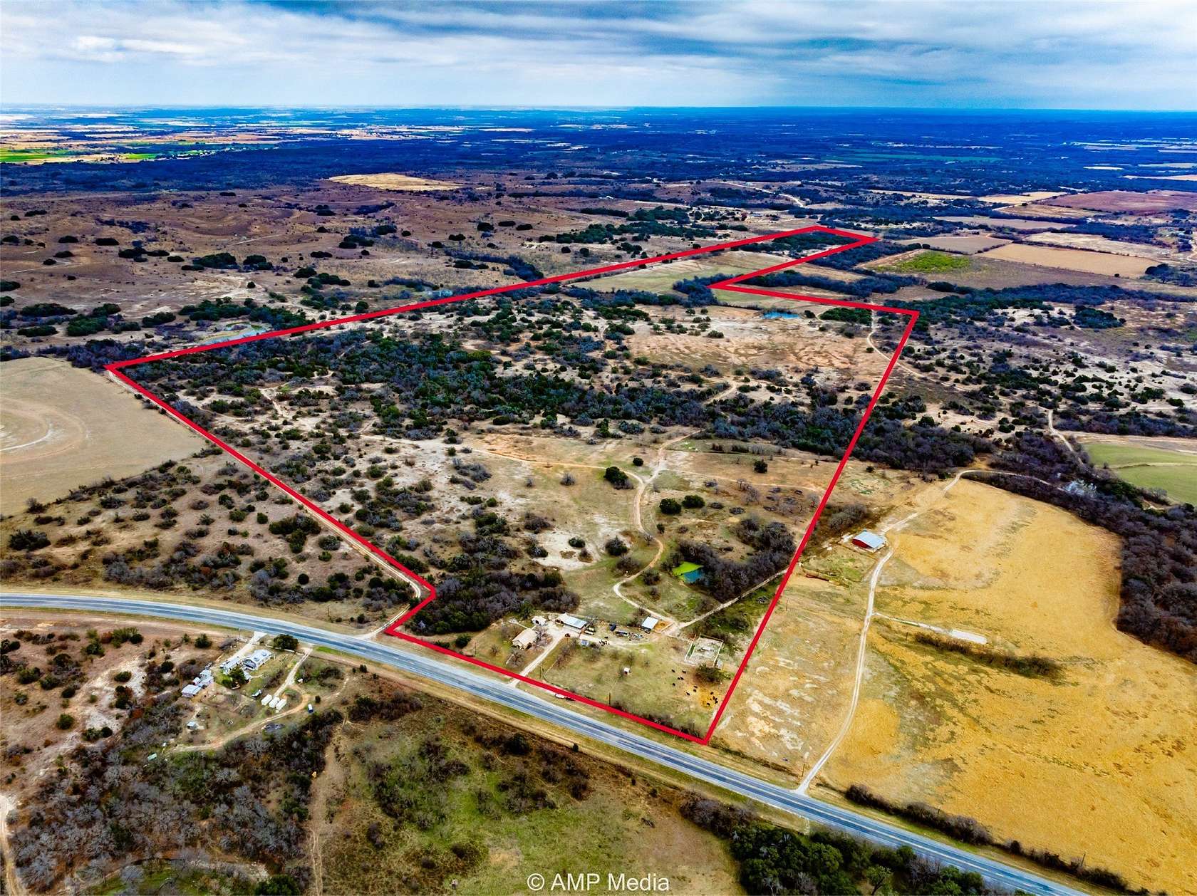 230 Acres of Land with Home for Sale in Comanche, Texas