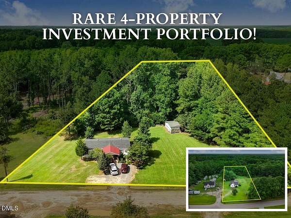6.82 Acres of Land with Home for Sale in Princeton, North Carolina