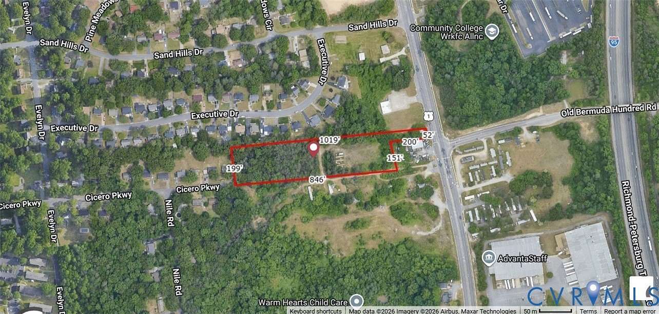 4 Acres of Mixed-Use Land for Sale in Chesterfield, Virginia