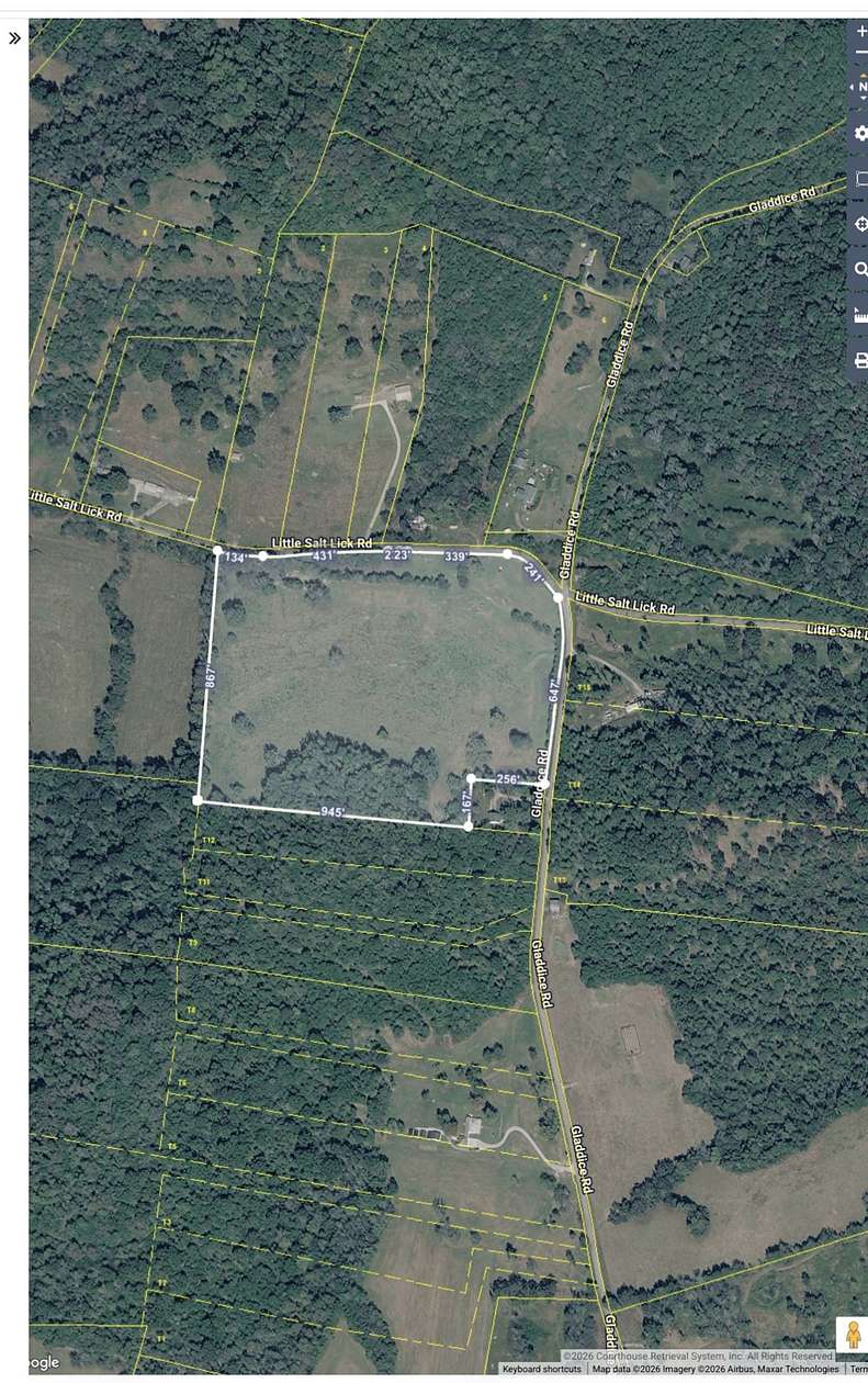 34 Acres of Land for Sale in Carthage, Tennessee