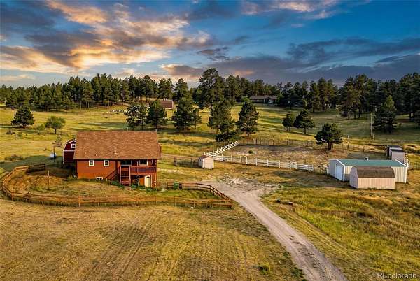 5 Acres of Land with Home for Sale in Kiowa, Colorado