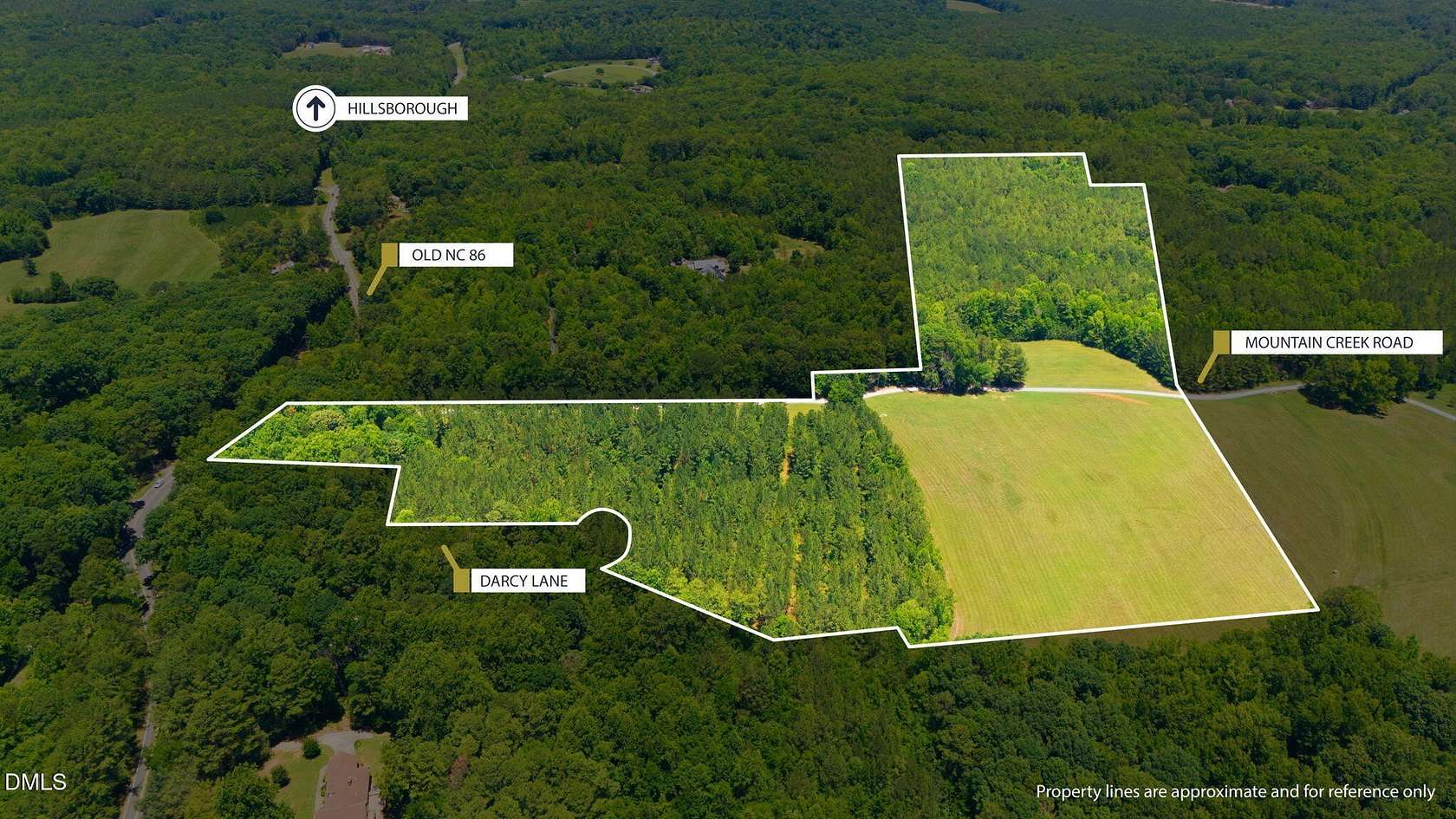 39.3 Acres of Land for Sale in Chapel Hill, North Carolina