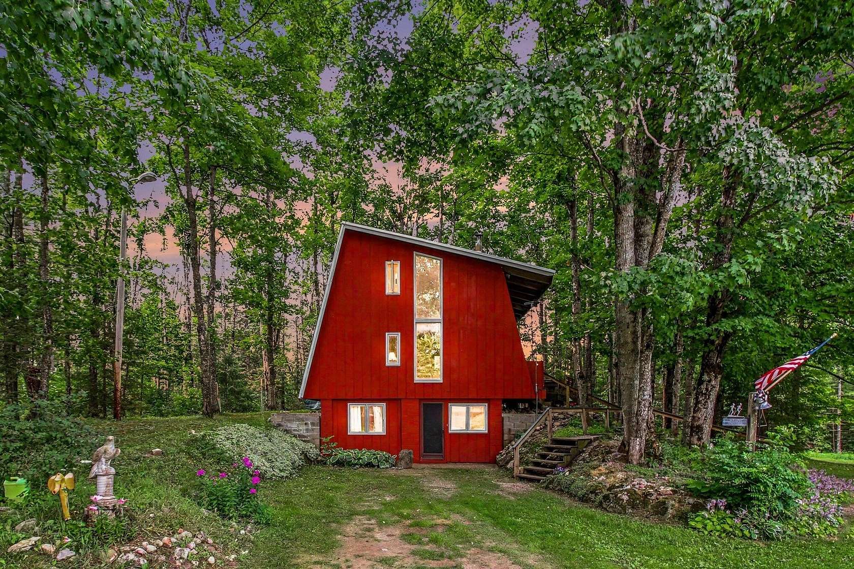 30 Acres of Recreational Land with Home for Sale in Boyne Falls, Michigan