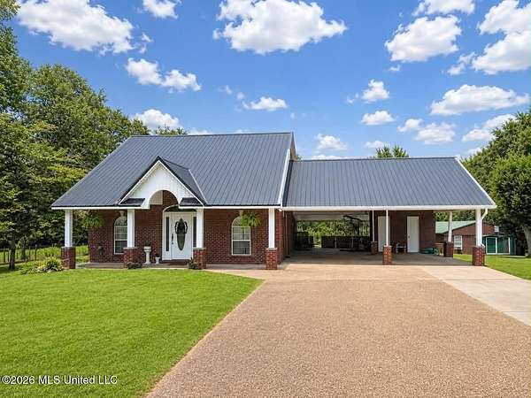 5.7 Acres of Land with Home for Sale in Lucedale, Mississippi