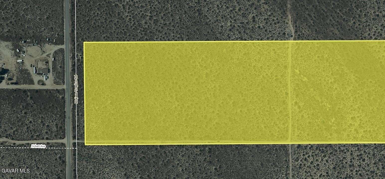 41.1 Acres of Land for Sale in Rosamond, California