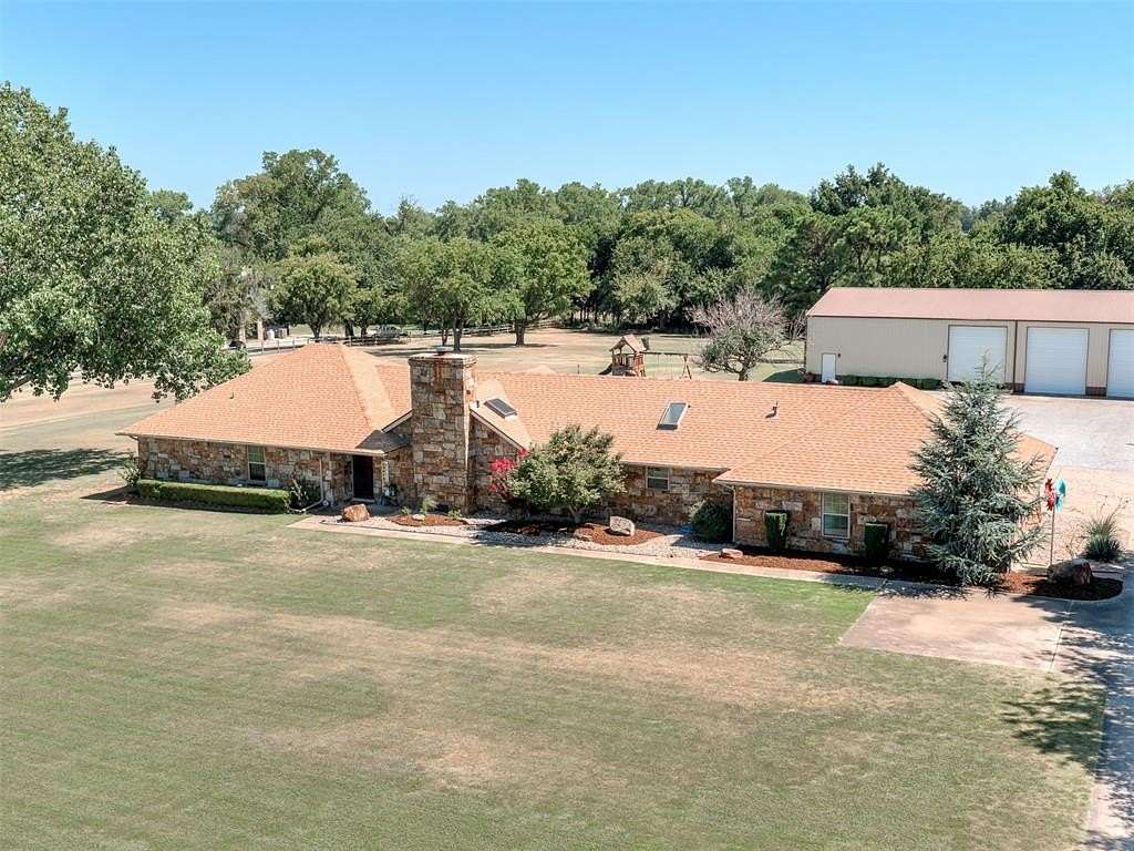 5 Acres of Land with Home for Sale in Goldsby, Oklahoma