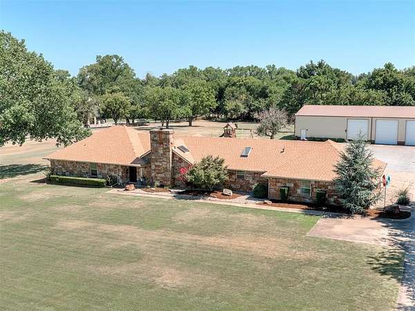 5 Acres of Land with Home for Sale in Goldsby, Oklahoma