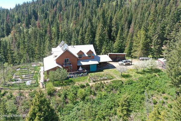 23.1 Acres of Recreational Land with Home for Sale in St. Maries, Idaho