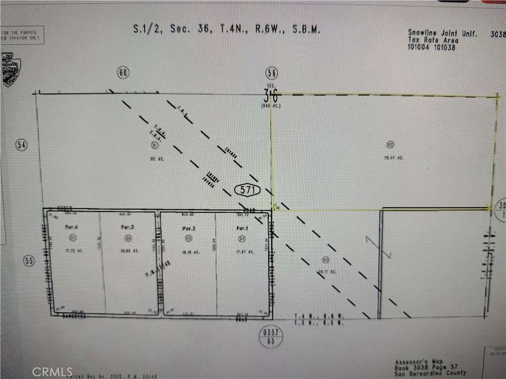 78.5 Acres of Land for Sale in Phelan, California