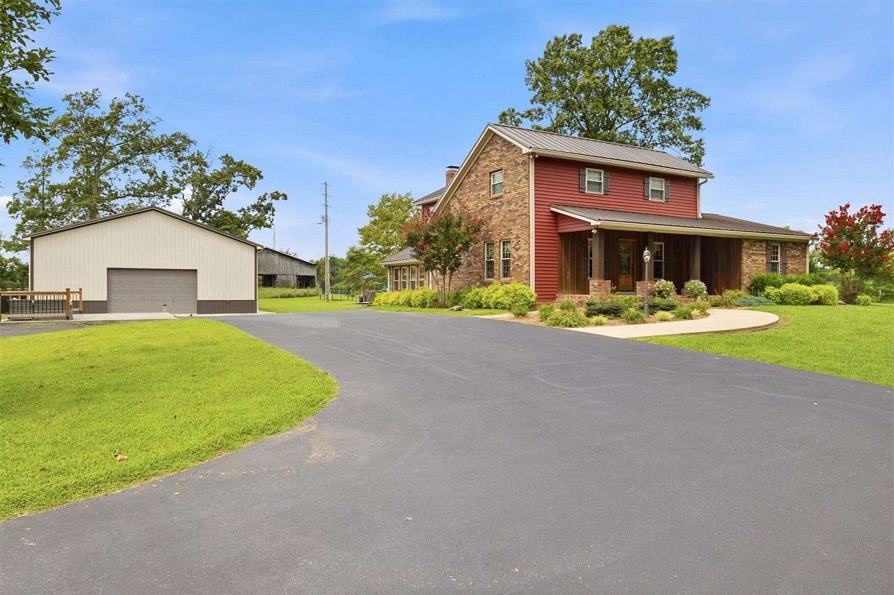 33.5 Acres of Agricultural Land with Home for Sale in Scottsville, Kentucky