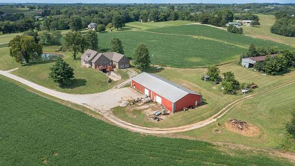 26.8 Acres of Agricultural Land with Home for Sale in Lebanon, Kentucky