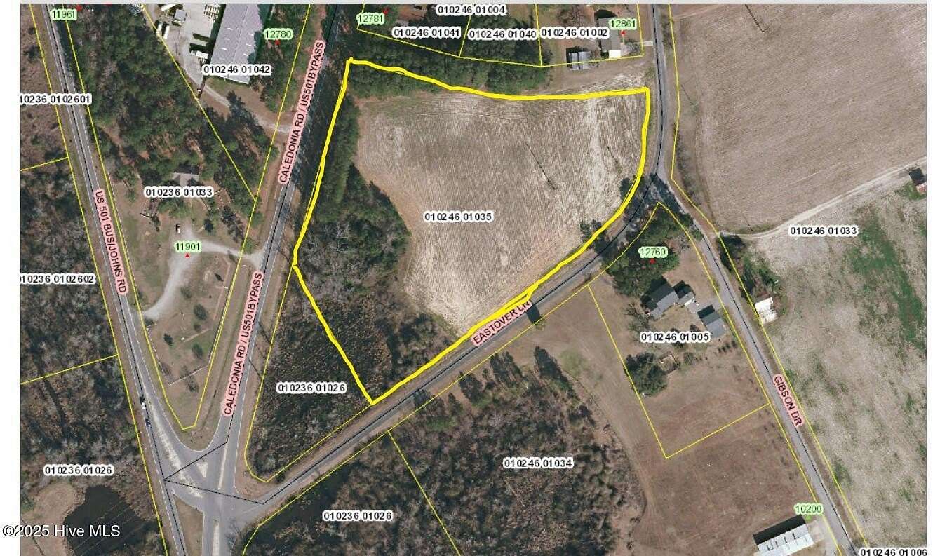 6.15 Acres of Commercial Land for Sale in Laurinburg, North Carolina