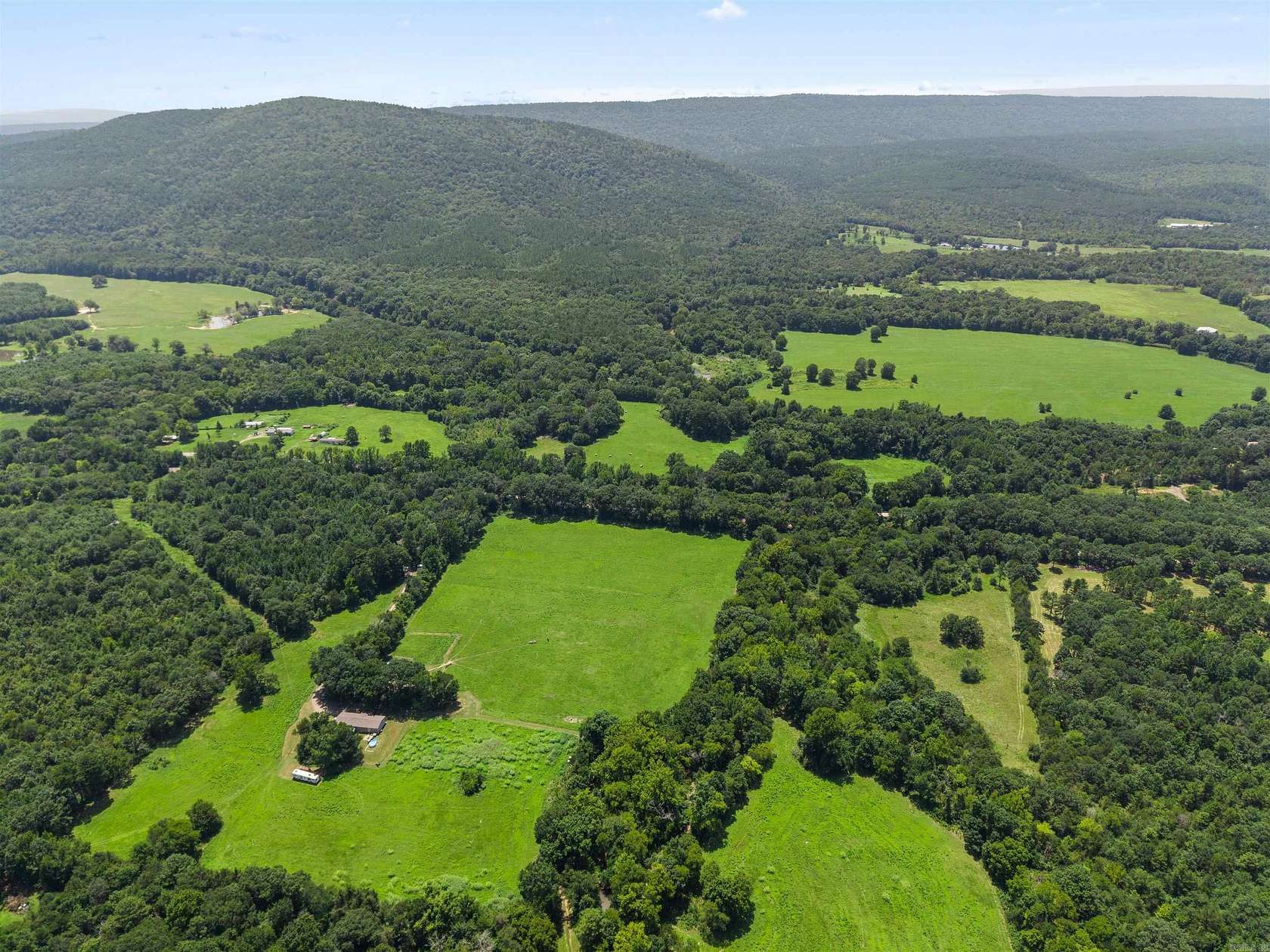96.7 Acres of Recreational Land with Home for Sale in Waldron, Arkansas