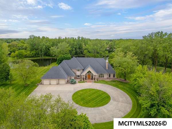 38.2 Acres of Recreational Land with Home for Sale in Mason City, Iowa