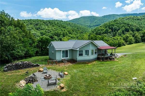 51.8 Acres of Land with Home for Sale in Mountain City, Tennessee