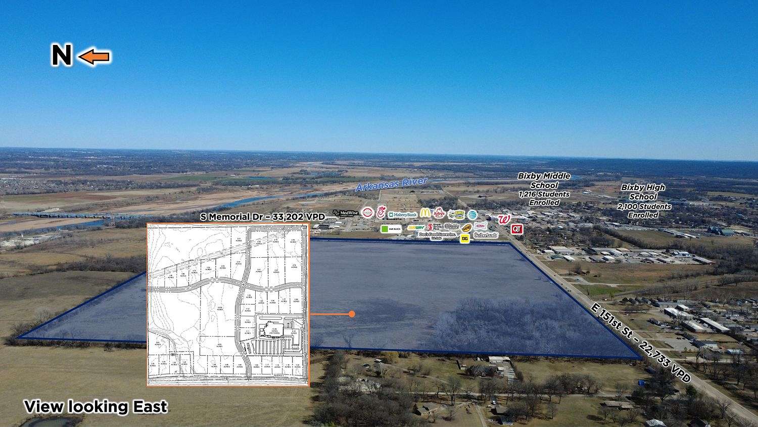 Mixed-Use Land for Sale in Bixby, Oklahoma