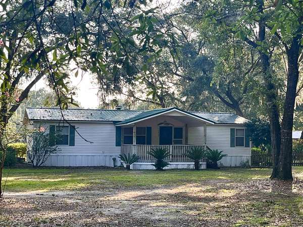 17.3 Acres of Land with Home for Sale in Crawfordville, Florida