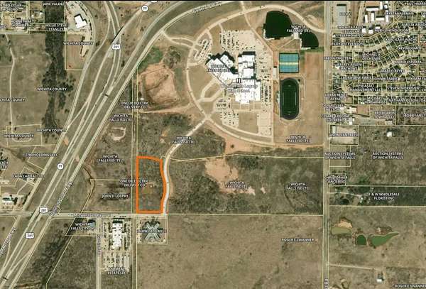 6 Acres of Commercial Land for Auction in Wichita Falls, Texas