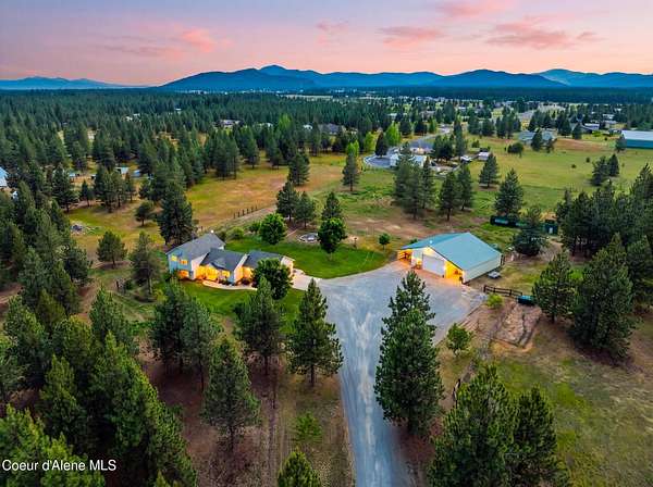 10 Acres of Land with Home for Sale in Athol, Idaho