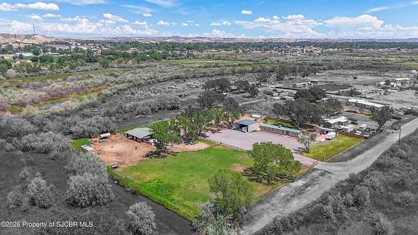 3.45 Acres of Land with Home for Sale in Bloomfield, New Mexico