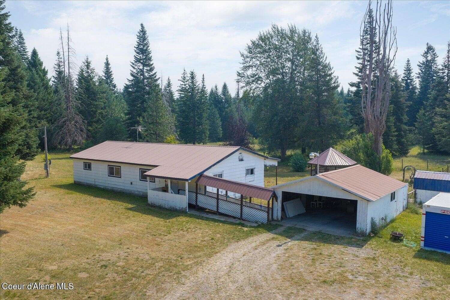 10 Acres of Land with Home for Sale in Rathdrum, Idaho