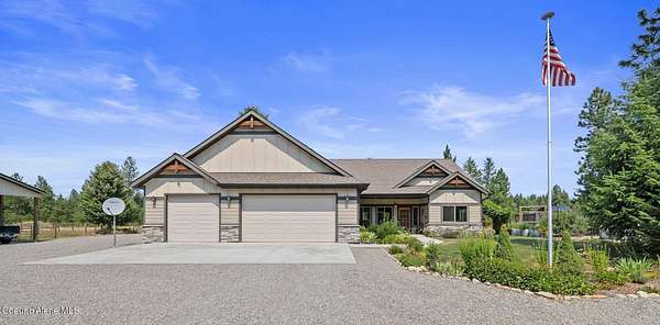 5 Acres of Land with Home for Sale in Athol, Idaho