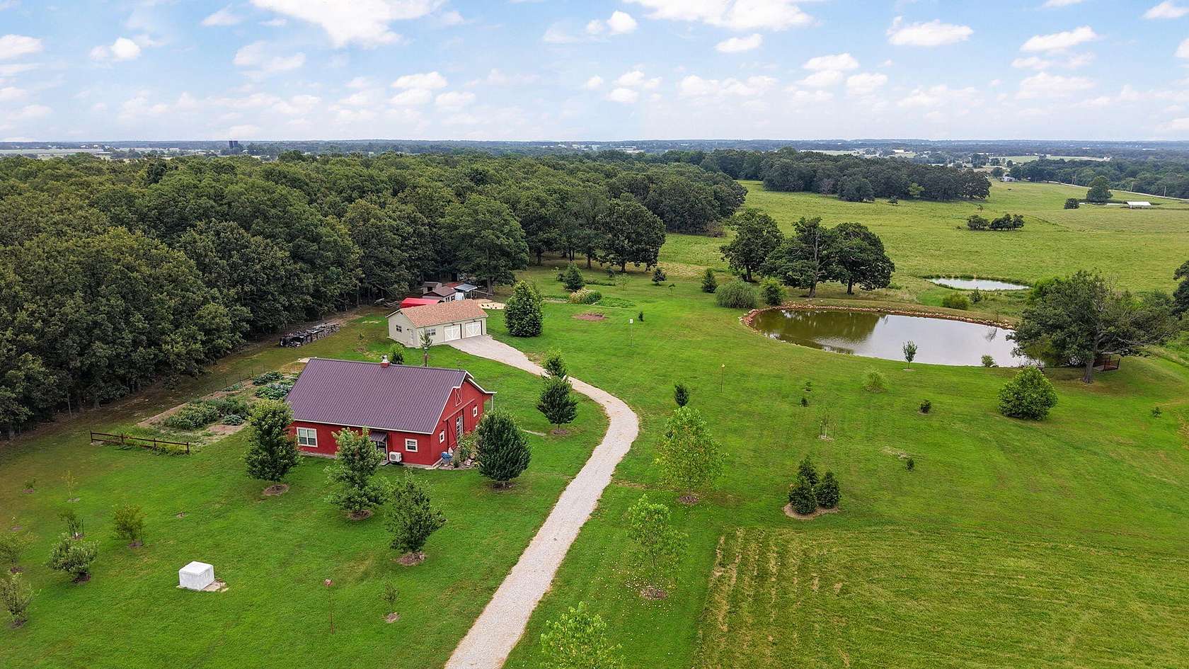 10 Acres of Land with Home for Sale in Aurora, Missouri