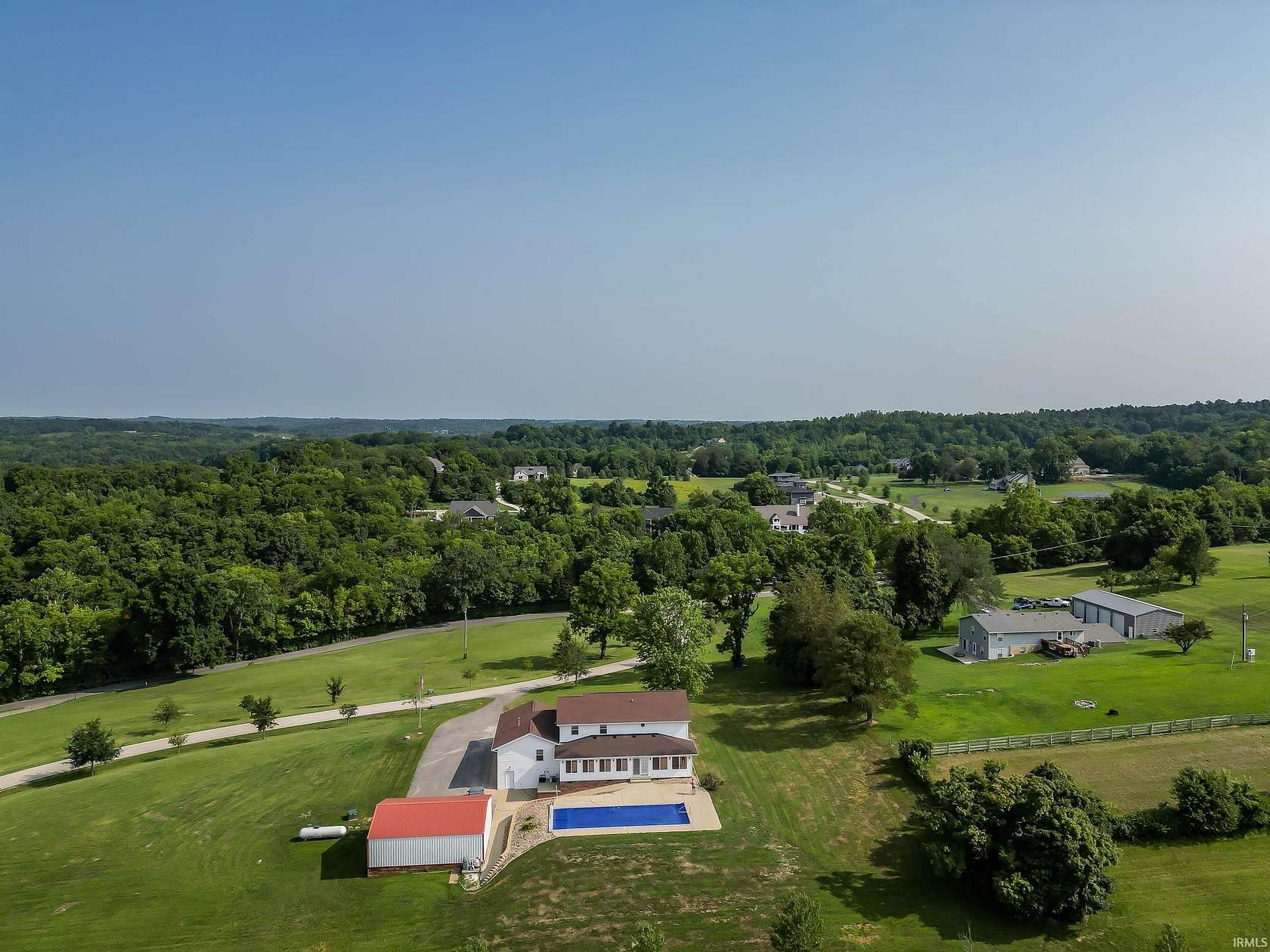 5 Acres of Land with Home for Sale in Bloomington, Indiana