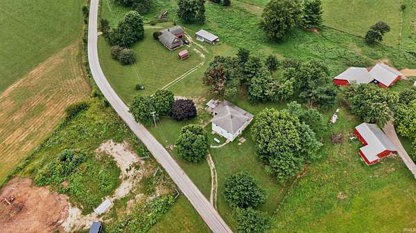 1.6 Acres of Land with Home for Sale in Mitchell, Indiana