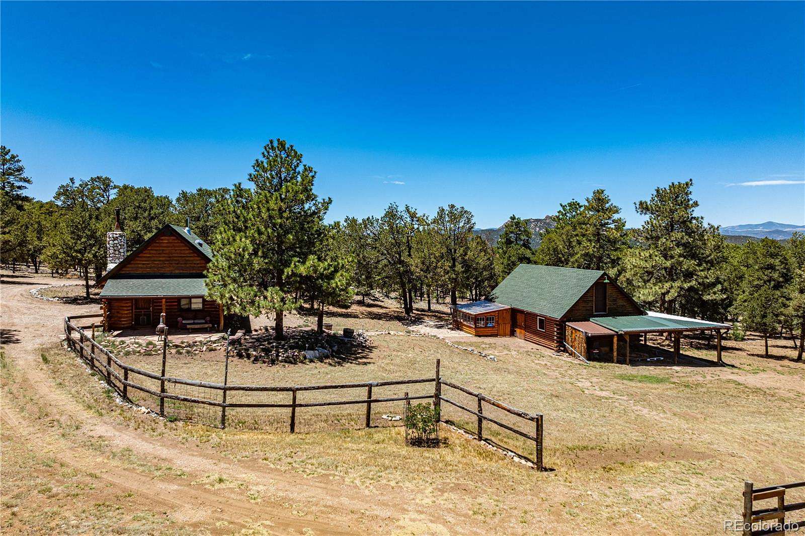 4.9 Acres of Land with Home for Sale in Cotopaxi, Colorado