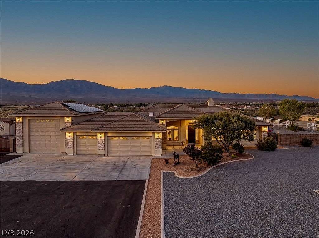 2 Acres of Land with Home for Sale in Pahrump, Nevada