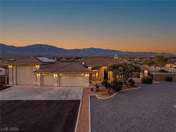 2 Acres of Land with Home for Sale in Pahrump, Nevada
