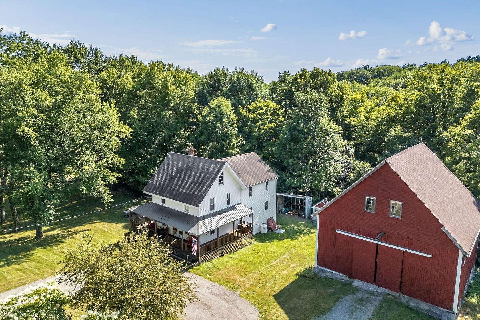 20.5 Acres of Recreational Land with Home for Sale in Lewiston, Maine