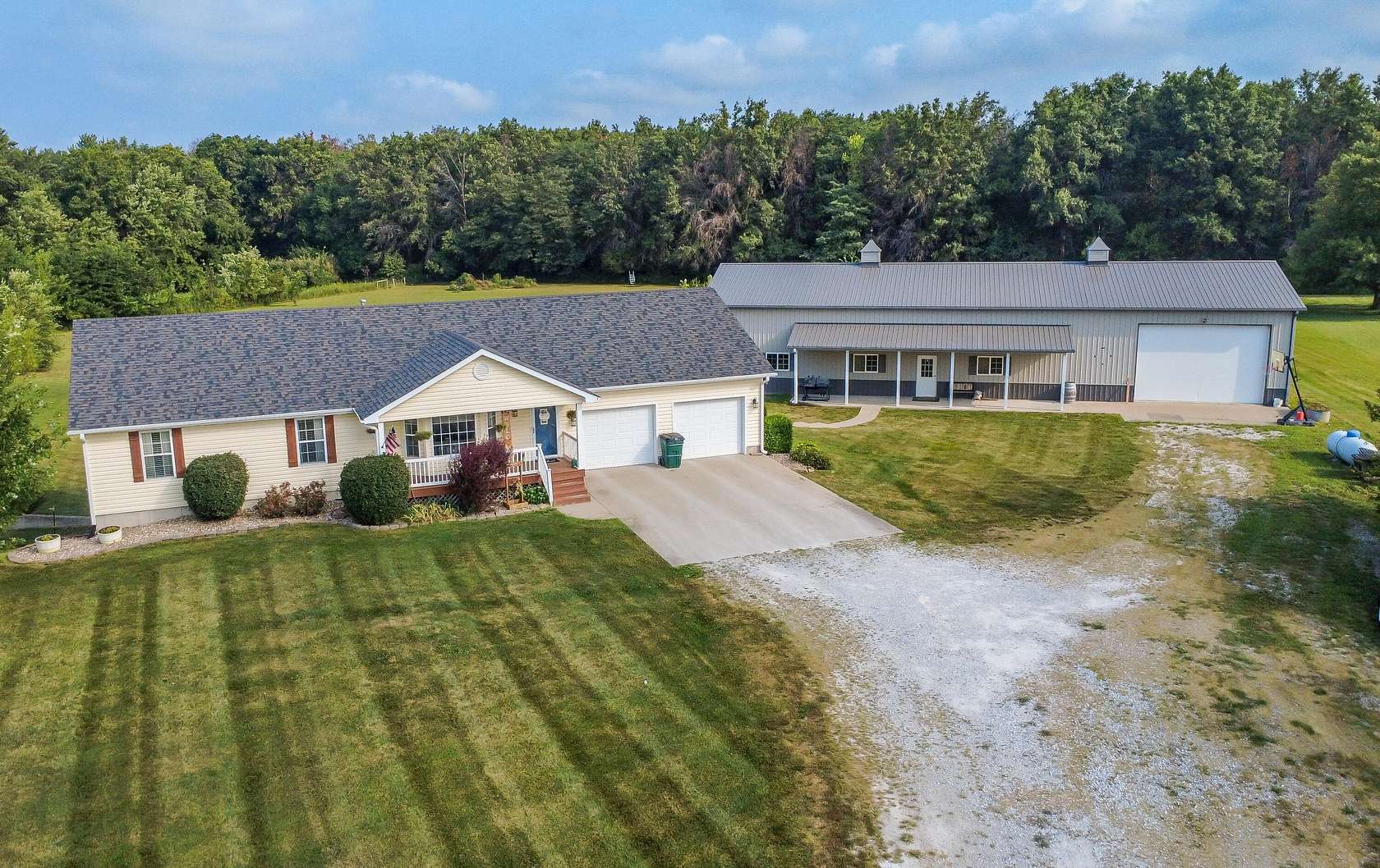 4.65 Acres of Land with Home for Sale in Centralia, Missouri