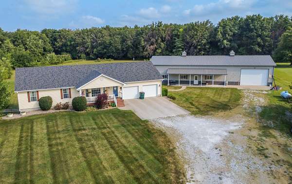 4.65 Acres of Land with Home for Sale in Centralia, Missouri
