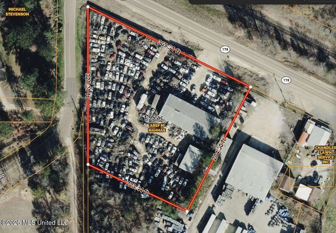 2.2 Acres of Improved Commercial Land for Sale in Byhalia, Mississippi