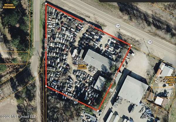 2.2 Acres of Improved Commercial Land for Sale in Byhalia, Mississippi