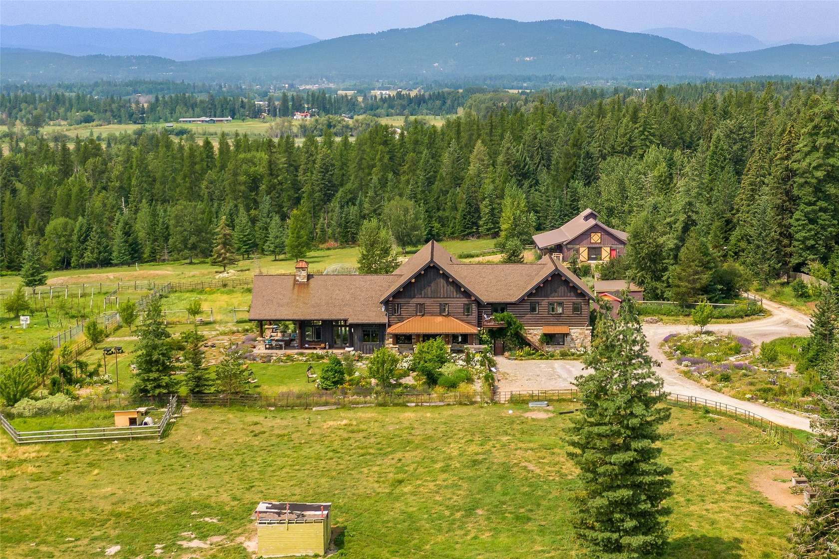 32.5 Acres of Land with Home for Sale in Whitefish, Montana