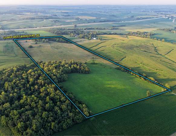 66.1 Acres of Recreational Land for Sale in West Branch, Iowa