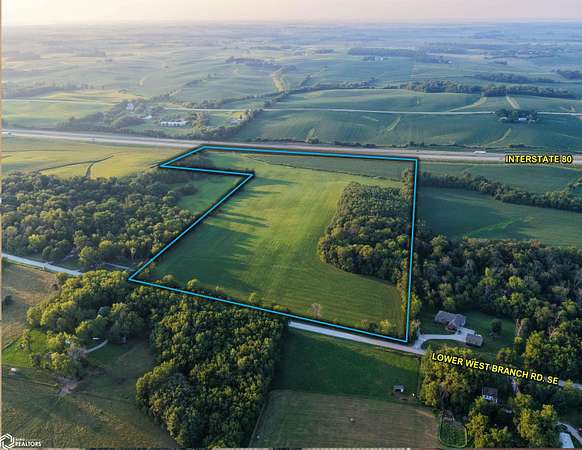 44.2 Acres of Land for Sale in West Branch, Iowa