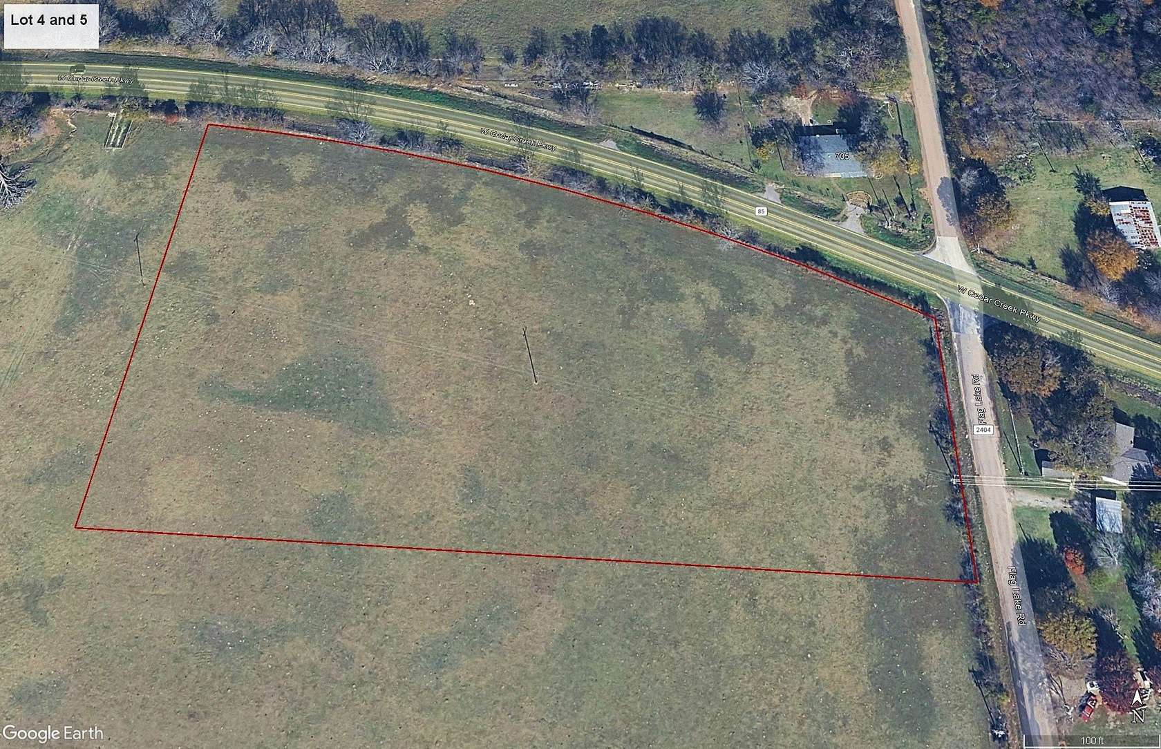5.29 Acres of Commercial Land for Sale in Kemp, Texas