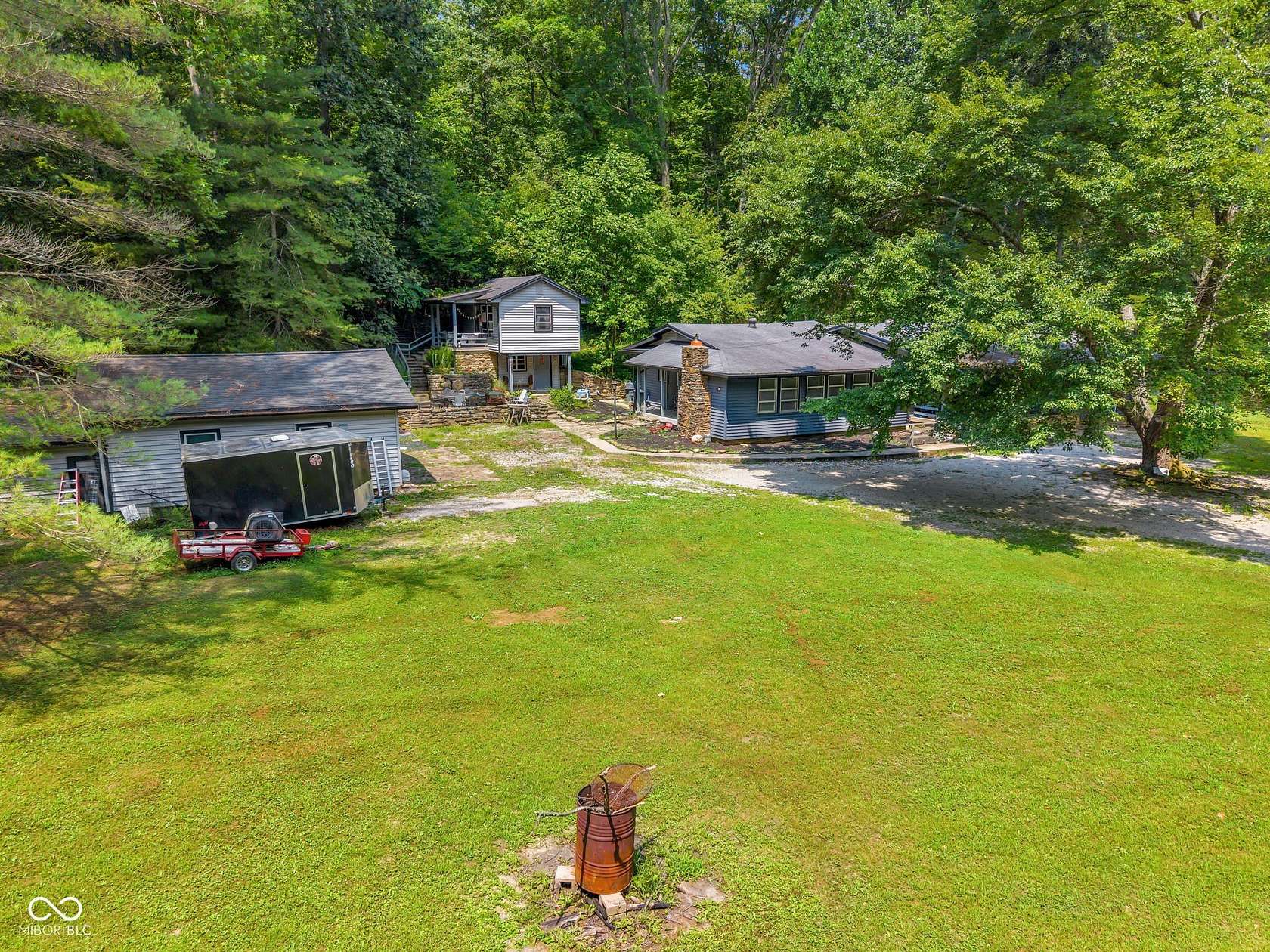 10 Acres of Land with Home for Sale in Nashville, Indiana