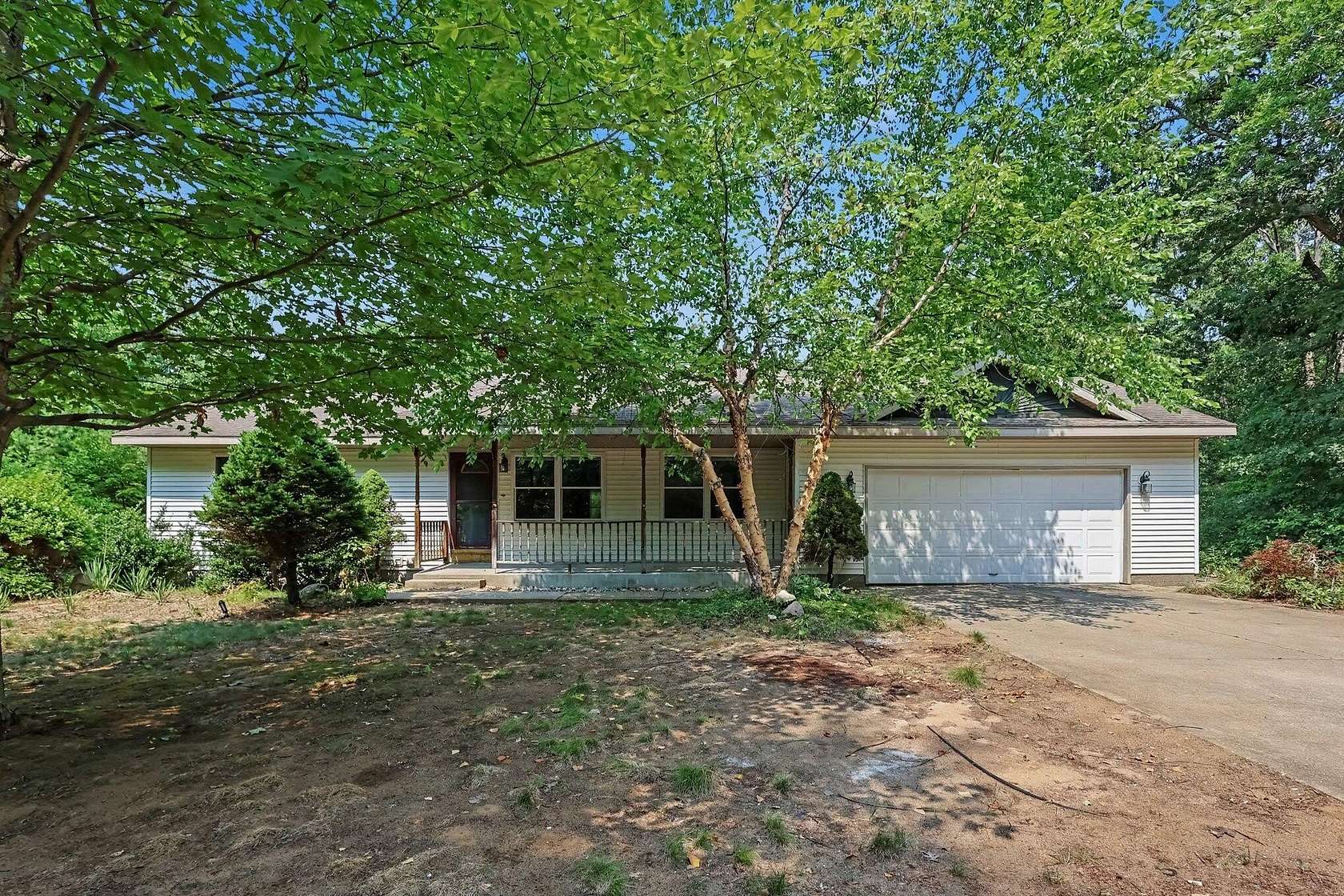 7.16 Acres of Land with Home for Sale in Twin Lake, Michigan