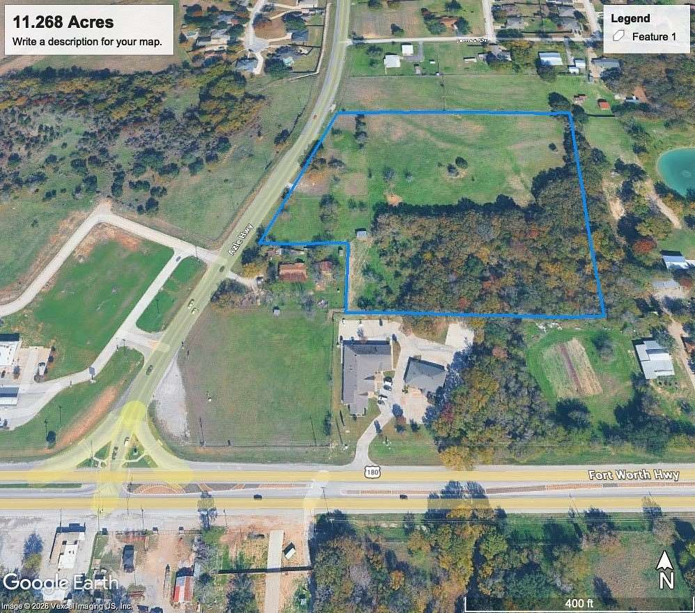 11.3 Acres of Mixed-Use Land for Sale in Weatherford, Texas